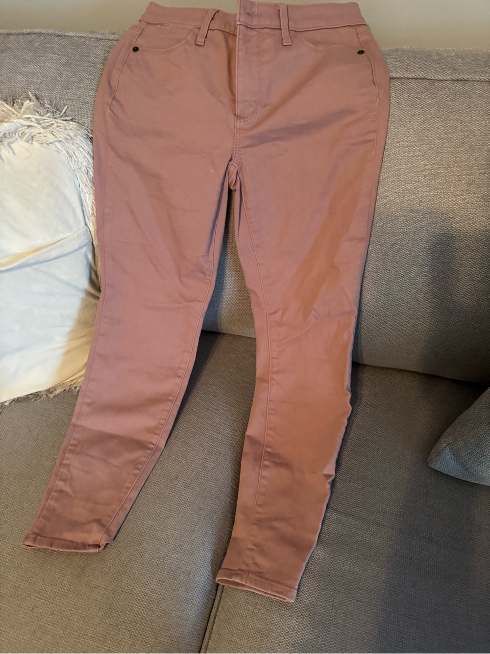 Talbots Women’s Skinny Jeans in Mauve Pink